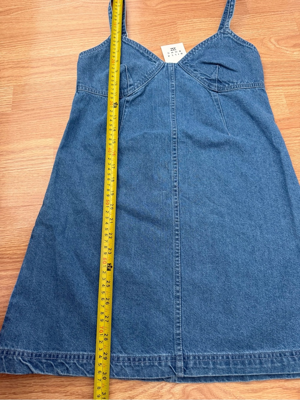 Billabong Blue Denim Zipper Dress Women’s S - NWT - Picture 4 of 6